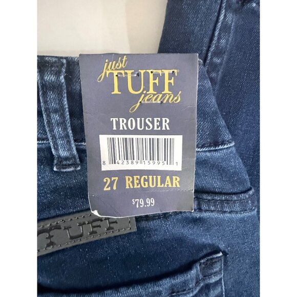 Just Tuff Jeans Flare Leg Denim Trousers Womens 27 Regular - Picture 2 of 13